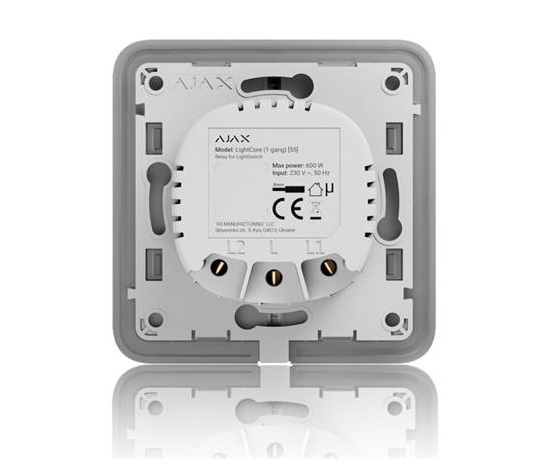 Ajax  LightCore (1-gang) - Relé pro LightSwitch (spínač řazení 1)