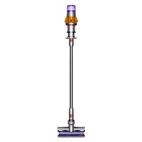 Dyson V15 Detect Absolute 2023, vysavač, 14 cyklonů, 240 AW, filtrace celého přístroje, výdrž až 60 minut, žlutá / šedá