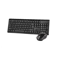 Súprava A4tech 4200N je bezdrôtová. kľúče. + bezdrôtové pripojenie. Optická myš V-Track,CZ/US, USB