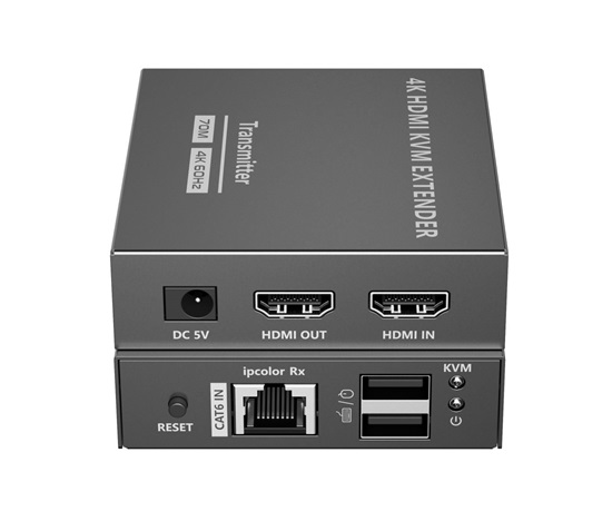 PREMIUMCORD HDMI 2.0 KVM extender Ultra HD 4kx2k@60Hz na 70m s přenosem USB