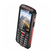 EVOLVEO StrongPhone W4, vodotěsný odolný Dual SIM telefon, černo-červená