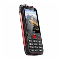 EVOLVEO StrongPhone W4, vodotěsný odolný Dual SIM telefon, černo-červená