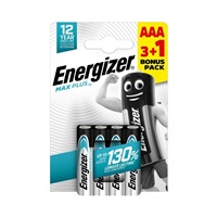 Energizer LR03/4 Max Plus AAA 3+1 zdarma