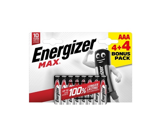 Energizer LR03/8 Max AAA 4+4 zdarma