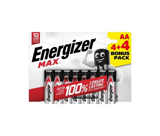 Energizer LR6/8 Max AA 4+4 zdarma