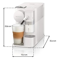 DeLonghi EN510.W Nespresso Lattissima One kávovar na kapsle, 1450 W, 19 bar, bílý