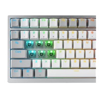 ASUS klávesnice ROG AZOTH Moonlight White, mechanická, Bluetooth, US, bílá