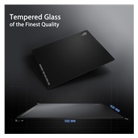 ASUS podložka pod myš ROG Moonstone ACE (vel. L / Black), sklo