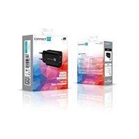 CONNECT IT Voyager2 nabíjecí adaptér 1×USB-C, 25W PD, černá