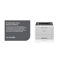 BROTHER tiskárna laserová mono HL-L5210DN - A4 48ppm 1200x1200 256MB 250list LAN USB DUPLEX