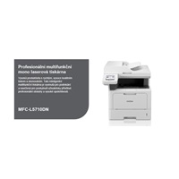 BROTHER multifunkce mono laserová MFC-L5710DN - A4 48ppm DUALSKEN 1200x1200 512MB 250listů LAN USB DUPLEX ADF50