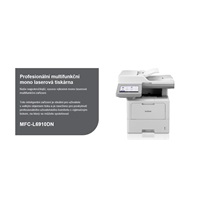 BROTHER multifunkce mono laserová MFC-L6910DN - A4 50ppm DUALSKEN 1200x1200 2GB 520listů LAN USB DUPLEX ADF80