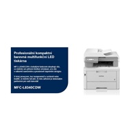 BROTHER multifunkce color LED MFC-L8340CDW - A4 30ppm DUALSKEN 512MB 250listů USB WIFI  ADF50 duplex