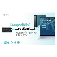 i-tec USB-C Triple Display Docking Station Gen 2, PD 100W