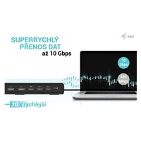 i-tec USB-C Triple Display Docking Station Gen 2, PD 100W