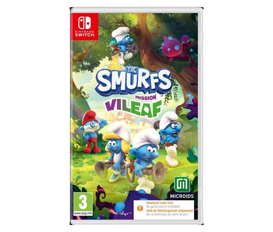 Nintendo Switch hra MR The Smurfs - Mission Vileaf (code only)