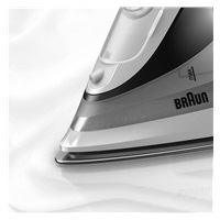 Braun SI7149WB TexStyle 7 Pro napařovací žehlička, 2900 W, AntiDrip, automatické vypnutí, kropení, černá / bílá