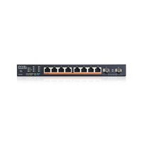 Zyxel XMG1915-10EP, 8-port 2.5GbE, 2 SFP+, 8 x PoE++ 130W Smart Switch, hybird mode, standalone or NebulaFlex Cloud
