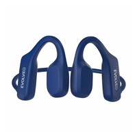 EVOLVEO BoneSwim Lite MP3 8GB, bezdrátová sluchátka na lícní kosti, modré