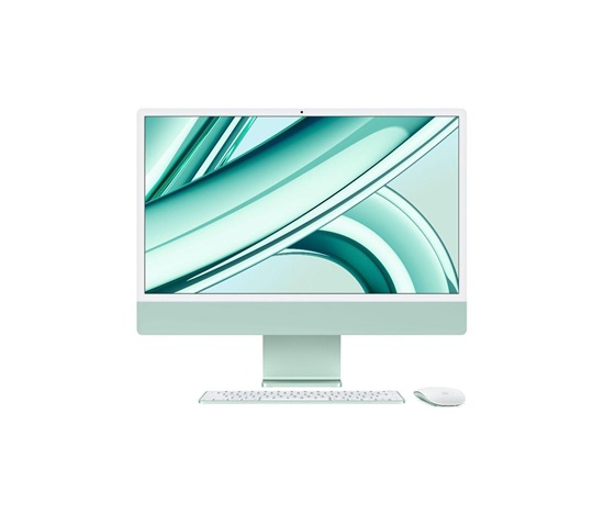 APPLE 24-inch iMac with Retina 4.5K display: M3 chip with 8-core CPU and 8-core GPU, 256GB SSD - Green