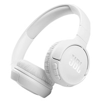 JBL Tune 510BT White sluchátka na uši, bezdrátová, Bluetooth 5.0, 32 ohm, výdrž až 40 hod, rychlé nabíjení, bílá