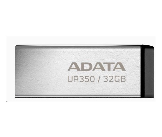 ADATA Flash Disk 32GB UR350, USB 3.2 Dash Drive, kov černá