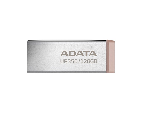 ADATA Flash Disk 128GB UR350, USB 3.2 Dash Drive, kov hnědá