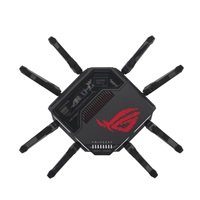 ASUS ROG Rapture GT-BE98 Gaming Router, WiFi 7, Dual 10G Ports, AURA RGB, AiMesh
