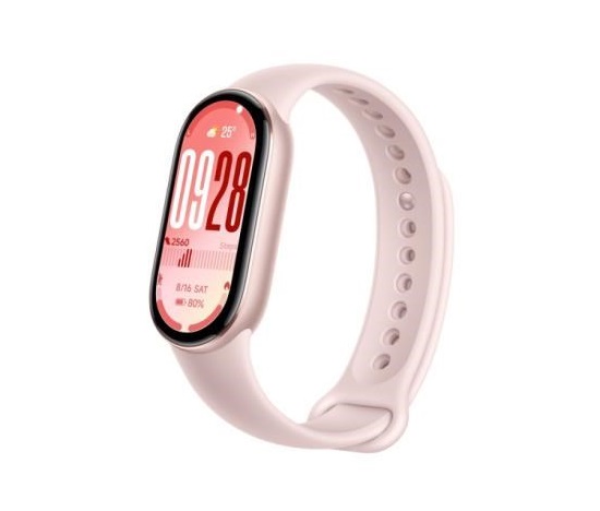 RhinoTech řemínek pro Xiaomi Mi Band 8 světle růžová