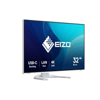EIZO MT 31,5" EV3240X-WH FlexScan, IPS, 3840x2160, 350nit, 2000:1, 5ms, USB-C, DisplayPort, USB, HDMI, KVM, Repro, Bílý