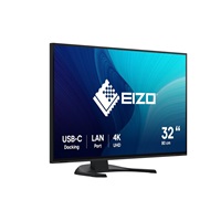 EIZO MT 31,5" EV3240X-BK FlexScan, IPS, 3840x2160, 350nit, 2000:1, 5ms, USB-C, DisplayPort, USB, HDMI, KVM, Repro, Černý