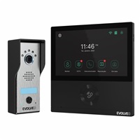 EVOLVEO DoorPhone AHD7, Sada domácího WiFi videotelefonu s ovládáním brány nebo dveří černý monitor
