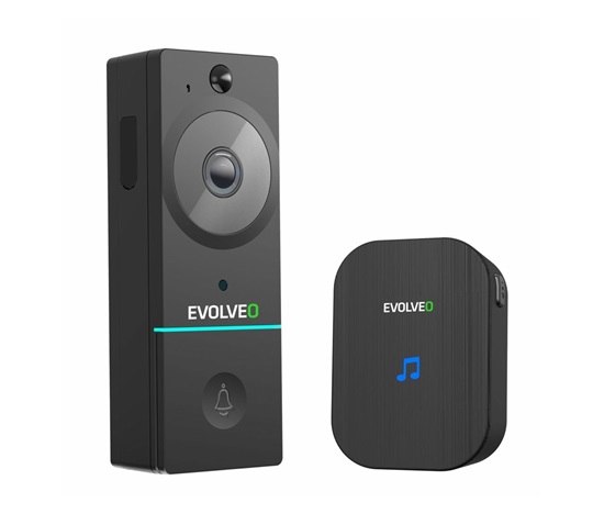 EVOLVEO Ringo RELAY - WiFi videozvonek s otevíráním brány + zvonek do zásuvky