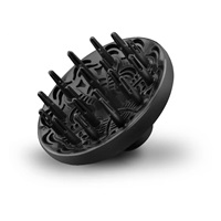 BaByliss D570DE fén na vlasy, 2200 W, ionizace, 2 rychlosti, 3 teploty, difuzér, tvarovací kartáč, černá