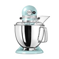 KitchenAid Artisan 5KSM175PSEIC kuchyňský robot, 10 rychlostí, planetární systém, celokovová konstrukce, ledově modrá