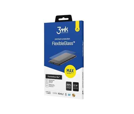 3mk hybridní sklo FlexibleGlass Max pro Apple iPhone 12 Pro Max, černá