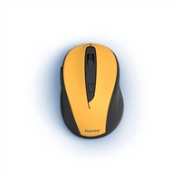 Hama bezdrôtová optická myš MW-400 V2, ergonomická, žltá/čierna