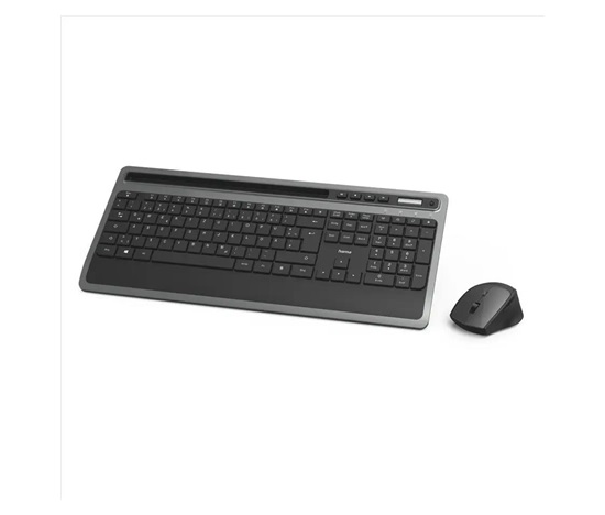 Hama set bezdrôtovej multimediálnej klávesnice a myši KMW-600, antracitová/čierna
