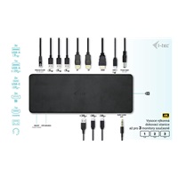 i-tec USB-C Triple 4K Display Docking Station Gen2 Pro, PD 100W