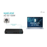 i-tec USB-C Triple 4K Display Docking Station Gen2 Pro, PD 100W