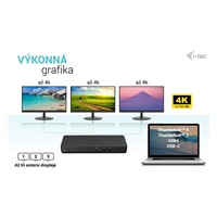 i-tec USB-C Triple 4K Display Docking Station Gen2 Pro, PD 100W
