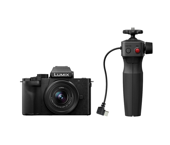 Panasonic Lumix DC-G100D + Lumix G Vario 12-32mm f/3,5-5,6 ASPH + stativ grip SHGR2