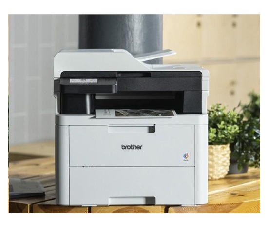 BROTHER multifunkce color LED DCP-L3560CDW - A4 18ppm 512MB 250listů USB WIFI ADF50 duplex