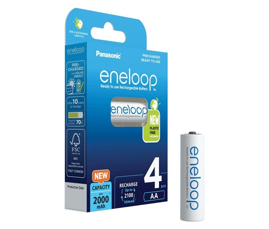 PANASONIC HR6 AA 3MCCE/4BE ENELOOP N, 2000 mAh (Blistr 4ks)