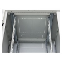 TRITON 19" stojanový rozvaděč 15U 600x900, nosnost 800 kg, skleněné dveře, svařovaný, šedý