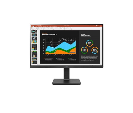 LG MT IPS LCD LED 27" 27BQ75QB - IPS panel, 2560x1440, HDMI, DP, USB 3.0, USB-C, RJ45, repro, pivot, daisy chain
