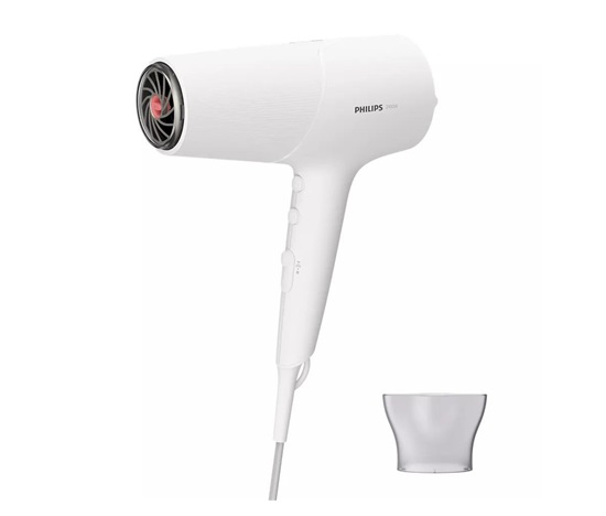 Philips Series 5000 BHD500/00 fén na vlasy, 2300 W, 2 rychlosti, 3 teploty, bílý