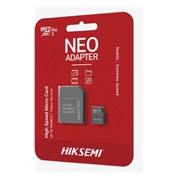 HIKSEMI MicroSDHC karta 8GB, C10, (R:23MB/s, W:10MB/s) + adapter