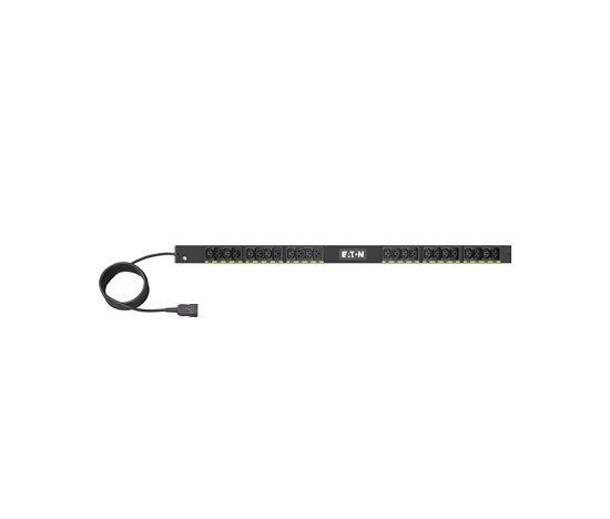 Eaton G4 Základní Rack PDU, 0U, 22,5U, vstup C20, 3m kabel, 1ph, 3,7kW, 16A, 200-240V, 24 zásuvek (12)C13, (12)C39