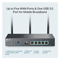 TP-Link ER706W OMADA VPN router (1xSFP WAN/LAN,1xGbEWAN, 4xGbELAN/WAN, 1xUSB3.0)